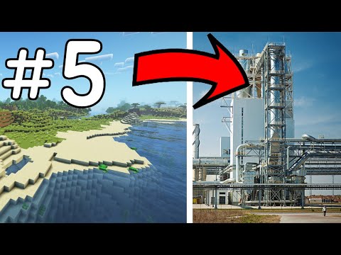 Видео: Строю завод в городе в Майнкрафте #5