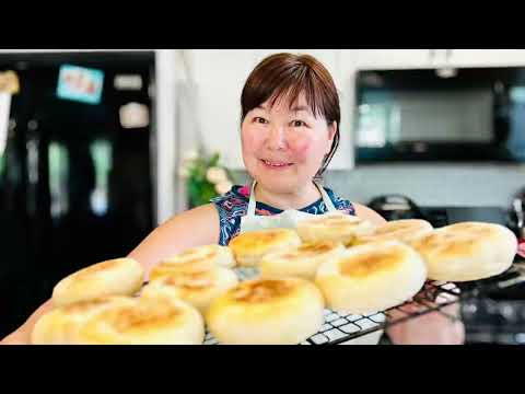 Видео: Sourdough English muffin! Английские мафины/булочки не сладкие! На Пшеничной закваске!