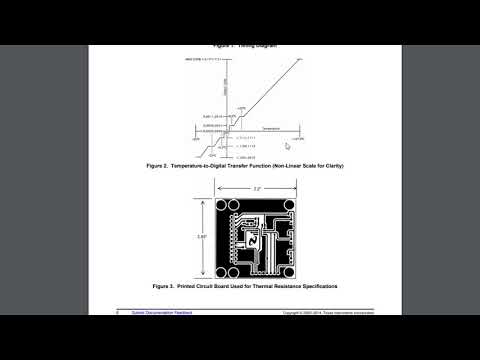 Видео: Датчик температуры LM75 документация