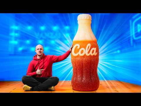 Видео: Я СДЕЛАЛ ГИГАНТСКУЮ МАРМЕЛАДНУЮ Coca-Cola ВЕСОМ 270 КГ.