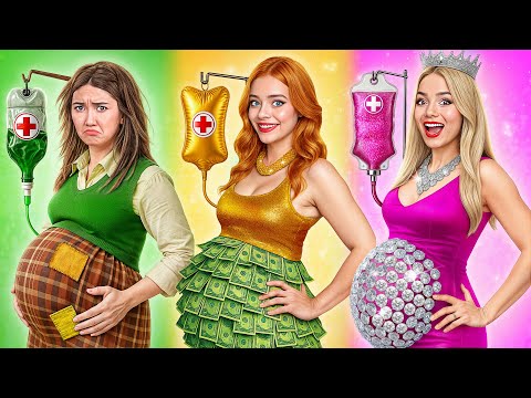 Видео: Богатая vs Бедная vs Гига Богатая Беременная в Больнице от Multi DO Team
