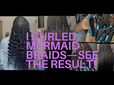 Видео: Как завить кончики кос | Урок по плетению кос «русалка» (для начинающих)