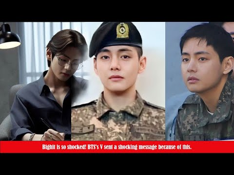 Видео: Bighit в шоке! Ви из BTS отправил шокирующее сообщение из-за этого.