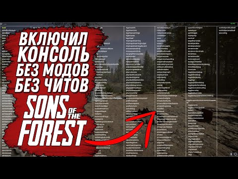 Видео: КАК ВКЛЮЧИТЬ КОНСОЛЬ БЕЗ ЧИТОВ И БЕЗ МОДОВ В SONS OF THE FOREST