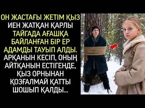 Видео: Он жастағы жетім қыз қарлы тайгадан ағашқа байланған ер адамды көрді… Арқанды шешкені сол еді…