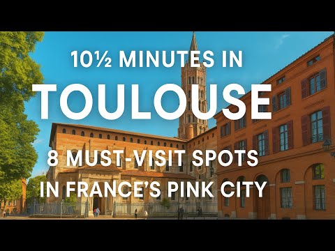 Видео: Тулуза: 8 мест, которые обязательно нужно посетить в «розовом городе» Франции | Путешествие из Ка...