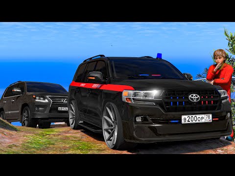 Видео: ОПЕРСКАЯ ЕЗДА В GTA 5 - ШАШКИ НА ОПЕРСКОМ КРУЗАКЕ И LEXUS LX570! РАЗБИЛ ЛЕКСУС НА ОФФРОАДЕ! 🌊ВОТЕР