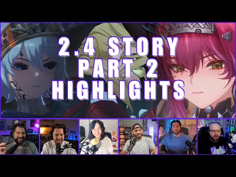 Видео: [МЕГАРЕАКЦИЯ] Реакция стримеров на основные моменты второй части сюжета Wuthering Waves 2.4