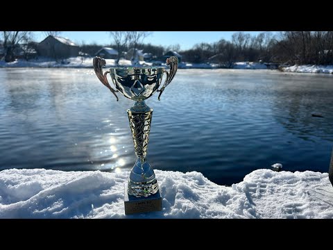 Видео: Турнир по ловле рыбы спиннингом с берега в честь Дня защитника отечества.