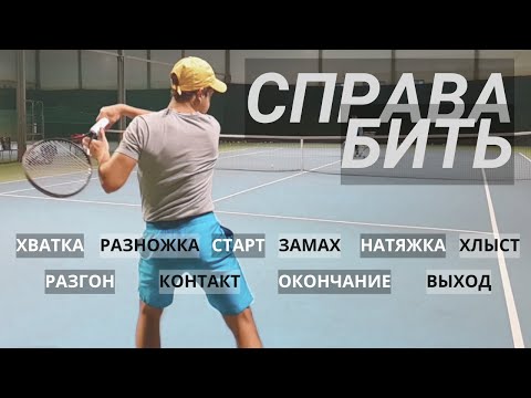 Видео: Форхенд под микроскопом. Разбираем удар справа на атомы в одном видео
