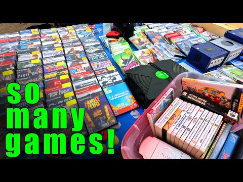 Видео: На этом блошином рынке были целые корзины видеоигр!