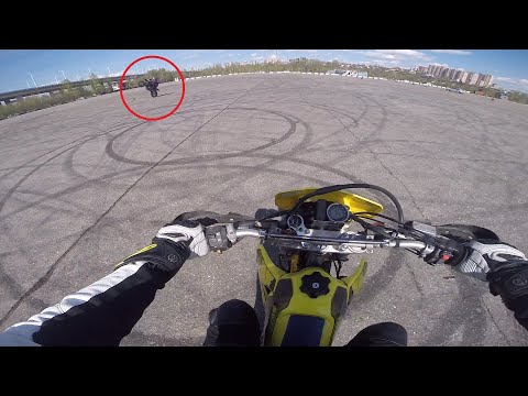 Видео: Первая попытка сделать вилли (wheelie)