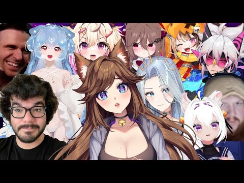 Видео: [Снежный кролик, Жемчужное ожерелье, NTR? Малышка Амали, нет!] Смешные реакции на клипы стримеров