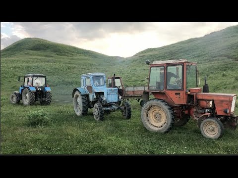 Видео: Трактор Беларус против Тракторы т 40 + т16 и т25 | Что Лучше?