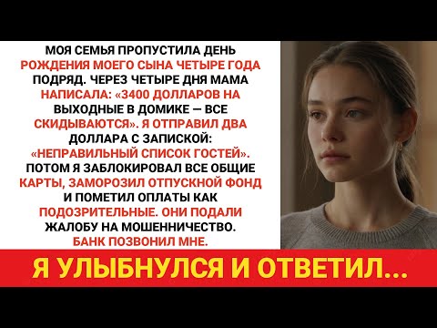Видео: Моя семья пропустила день рождения моего сына 4 года подряд. Четыре дня спустя мама написала:..