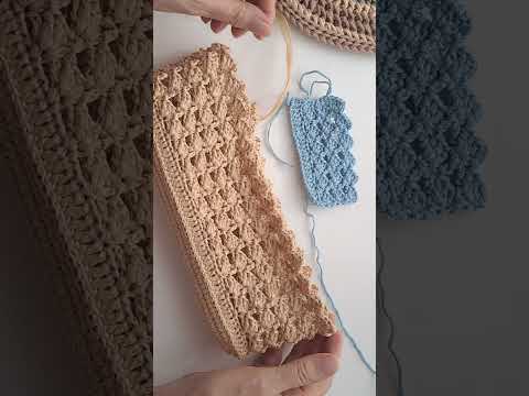 Видео: Ищем узор для рафии. #crochet #knitting #вязание #рафия #узоркрючком