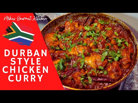 Видео: Рецепт куриного карри в стиле Дурбан, Южная Африка | Как приготовить | Mikes Gourmet Kitchen