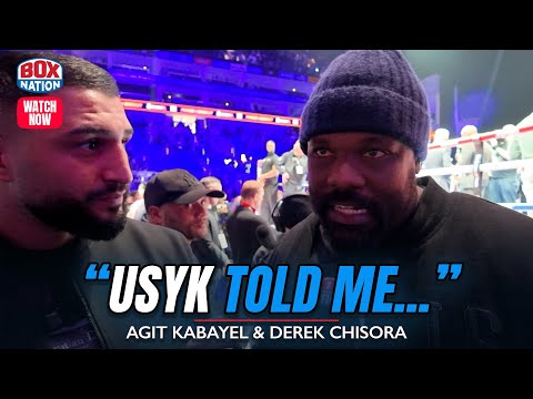 Видео: Дерек Чисора РАССКАЗАЛ ТЕЛЕФОННЫЙ ЗВОНОК Александру Усику после победы Фабио Уордли