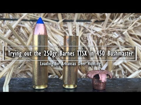 Видео: Тестирование Barnes 250gr TTSX в Bushmaster 450