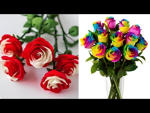 Видео: Как сделать розы из полиэтиленовых пакетов - идеи цветочных поделок