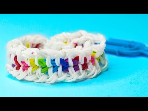 Видео: БРАСЛЕТ "СПАЙК" ИЗ РЕЗИНОК на РОГАТКЕ без станка | Bracelet Rainbow Loom