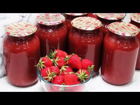 Видео: Домашний СОК из КЛУБНИКИ! Лучше чем с магазина - Клубничный сок без соковыжималки