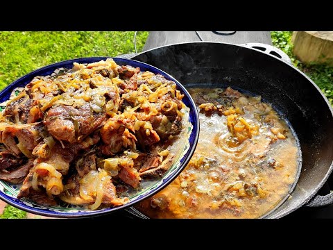 Видео: СЫРНЕ - НЕЖНЕЙШЕЕ МЯСО | готовим в казане на открытом огне. #сырне #сирне #серне