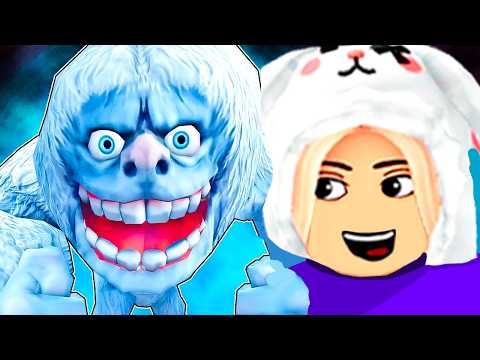 Видео: СНЕЖНЫЙ ЧЕЛОВЕК НАПАЛ на ЛЕДЯНУЮ ДЕРЕВНЮ 😱 БЕГ ЙЕТИ ПО ЛЕДЯНОЙ ДЕРЕВНЕ! 🧊 роблокс