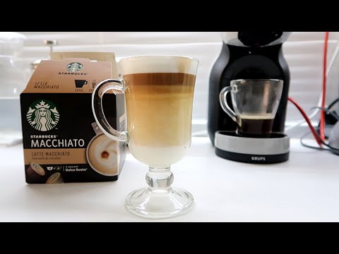Видео: КАКОЙ КОФЕ ЛУЧШЕ - Starbucks или Dolce Gusto...Готовим ЛАТТЕ МАКИАТО в капсулах от Старбакс
