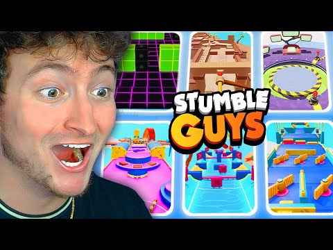 Видео: Я СЫГРАЛ ВСЕ КАРТЫ STUMBLE GUYS! (52 КАРТЫ)