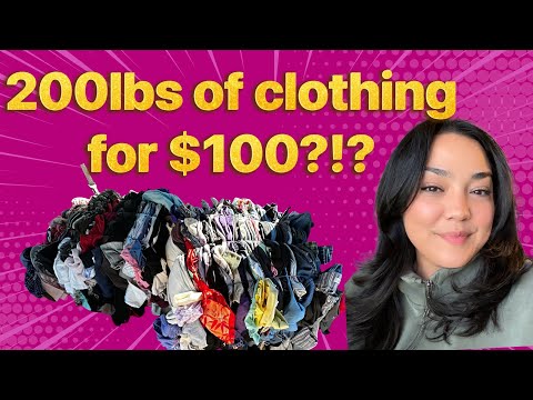 Видео: Я вслепую купил 200 фунтов одежды, чтобы перепродать… БОЛЬШАЯ ошибка или огромная выгода?
