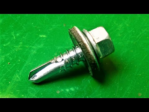Видео: Саморез вместо резца. Эксперимент.