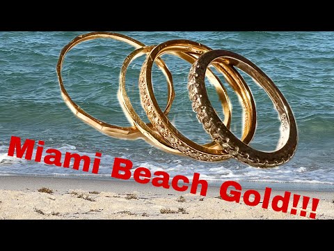 Видео: 2 Days on Miami Beach Metal Detecting, Gold! 2 Дні на Маямі Біч з металошукачем, Золото!