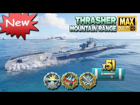 Видео: НОВИНКА: подводная лодка Thrasher в гонке вооружений - World of Warships