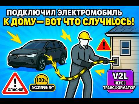 Видео: Электромобиль ПИТАЕТ Дом электричеством? Проверяем вместе! #энерголикбез