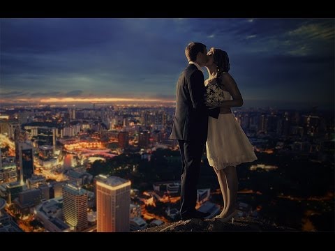 Видео: Коллаж "Ночной город" в фотошопе.