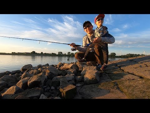 Видео: Рыбалка. Судак на колеблющиеся блесны, Германия, Гамбург, река Эльбе.