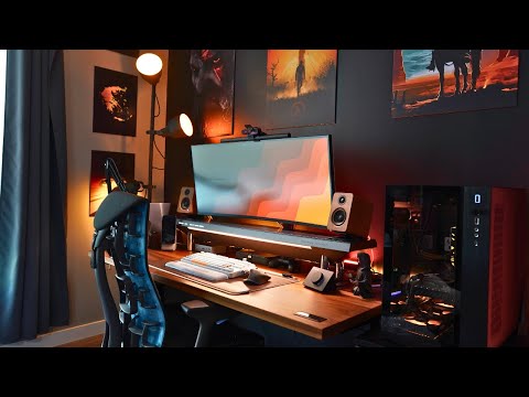 Видео: Современное и атмосферное оформление стола — идеи для домашнего офиса!