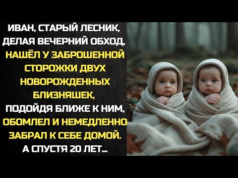 Видео: Старый лесник нашёл двух близняшек в заброшенной сторожке, а едва прикоснулся к ним, замер от ужаса