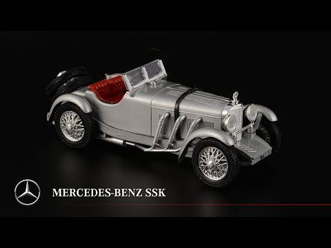 Видео: Немецкая легенда Mercedes-Benz SSK 1927 • RIO Models • Масштабная модель автомобиля 1920-х 1:43
