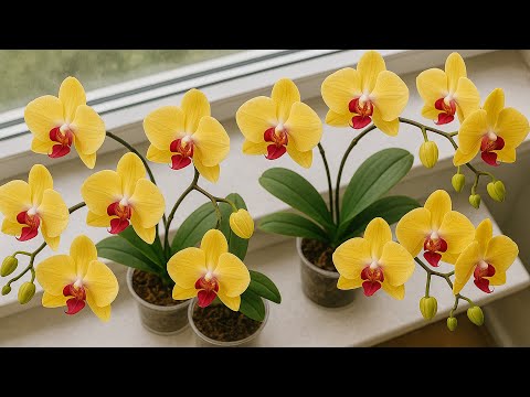 Видео: Орхидеи будут цвести как бешеные круглый год!