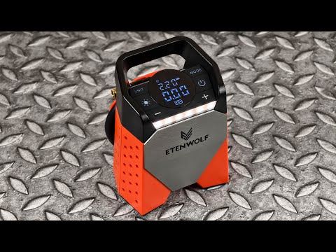 Видео: ETENWOLF ZEPHYR S3: универсальный беспроводной компрессор для накачивания шин и не только...