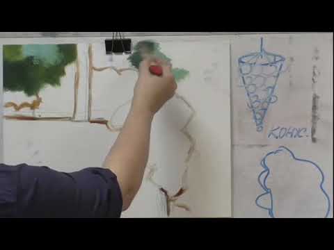 Видео: "Виноград в корзине"