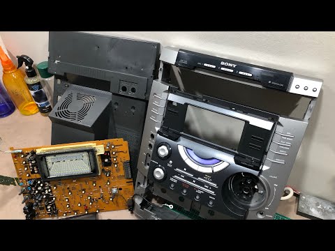 Видео: SONY MHC-VX77 Обслуживание Ремонт Восстановление Разборка Часть 1