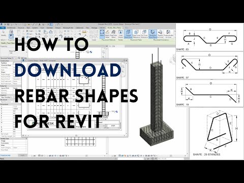 Видео: ФОРМЫ И СПЕЦИФИКАЦИИ АРМАТУРЫ REVIT