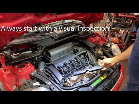 Видео: Диагностика пропусков зажигания Mini Cooper S 1 6 2007 года