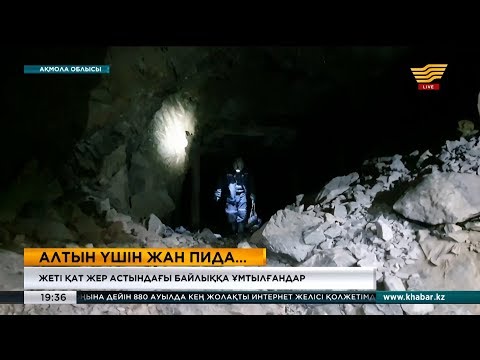 Видео: Заңсыз жолмен алтын қазғандар құрықталмай отыр