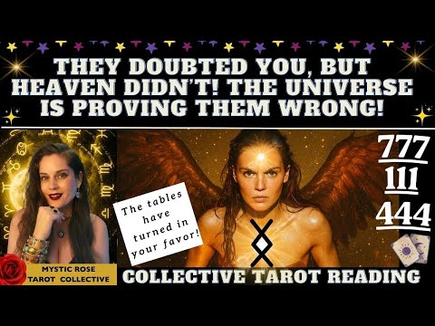 Видео: ОНИ СОМНЕВАЛИСЬ В ТЕБЕ, НО НЕБЕСА НЕ СОМНЕВАЛИСЬ! ВСЕЛЕННАЯ ДОКАЗЫВАЕТ, ЧТО ИХ ОШИБКИ! Tarot Coll...