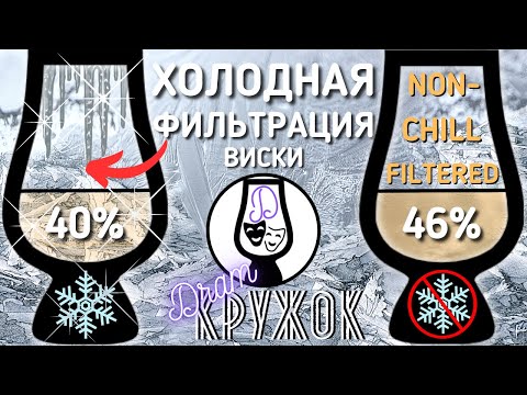 Видео: Холодная Фильтрация ВИСКИ | NCF - что такое Non-Chill Filtered | Элементы Вкуса | Драм Кружок № 65