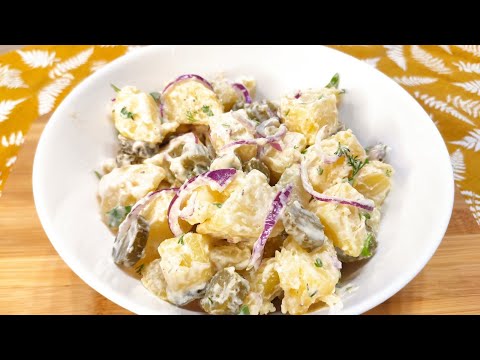 Видео: Самый вкусный немецкий салат! Я никогда не устану есть этот салат!